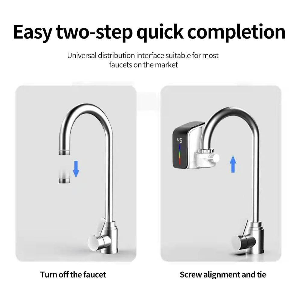 saengQ Electric Water Heater Tap Instant Hot Water Faucet