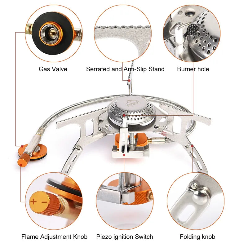 Widesea Camping Gas Stove Outdoor Tourist Burner