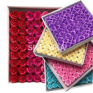 81Pcs Artificial Flower Rose Flower