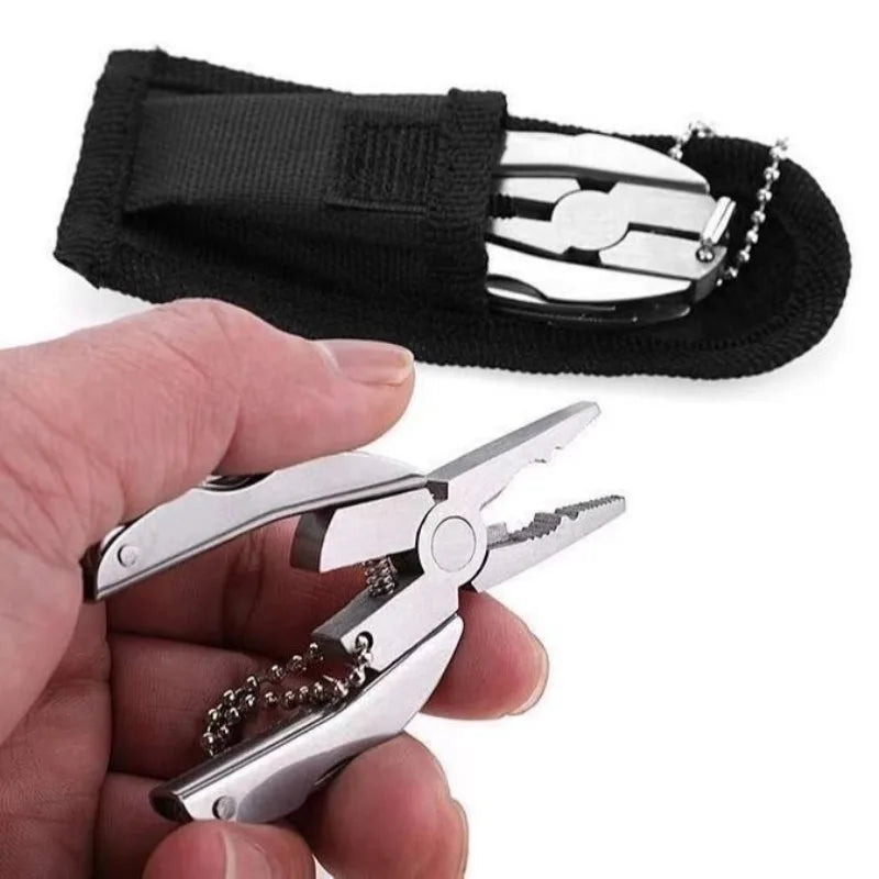 Portable Pocket Multitool 420 Stainless Steel Multitool Pliers Knife Screwdriver