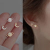 925 Silver Needles Stud Earrings for Women