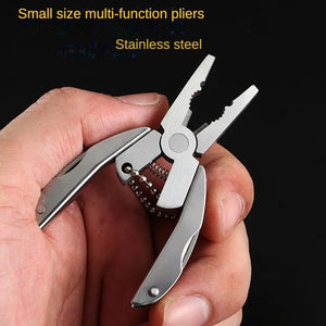 Portable Pocket Multitool 420 Stainless Steel Multitool Pliers Knife Screwdriver