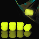 20Pc Luminous Valve Caps Fluorescent Night Glowing Decor