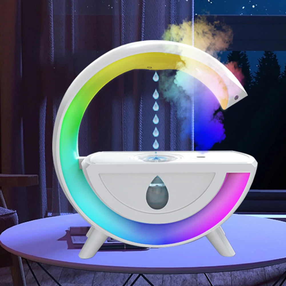 Water Droplet Air Humidifier Anti-Gravity RGB Night Light