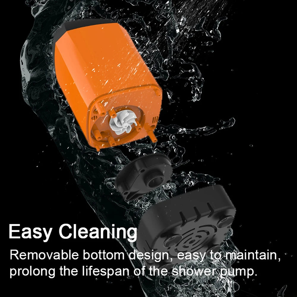 Outdoor Camping Shower Portable Electric Shower Pump