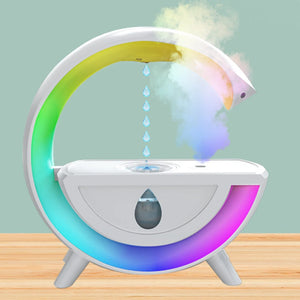 Water Droplet Air Humidifier Anti-Gravity RGB Night Light