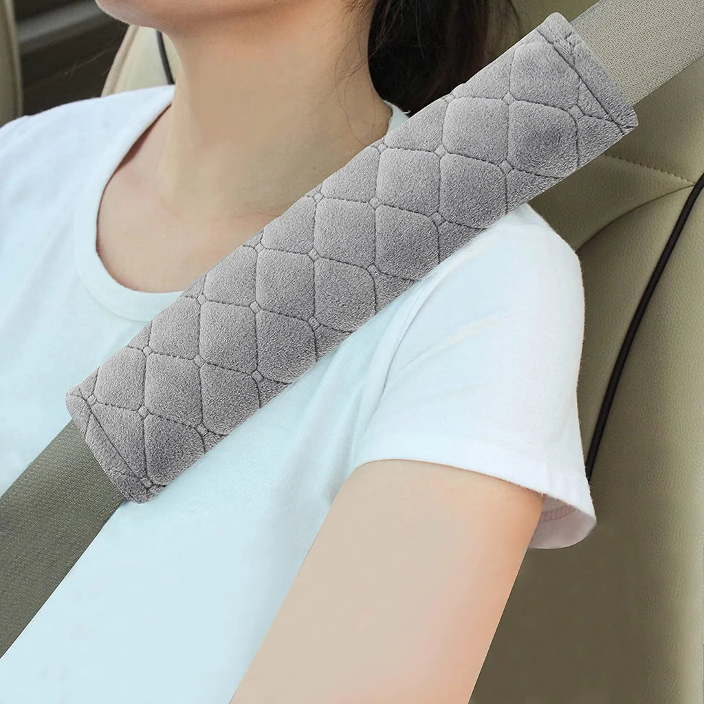 Universal Car Seat Belt Cover Adjustable Plush Car Safety Belt