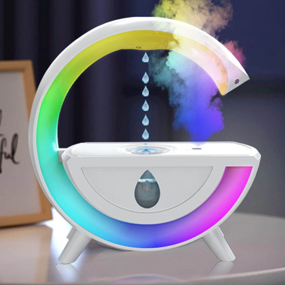 Water Droplet Air Humidifier Anti-Gravity RGB Night Light