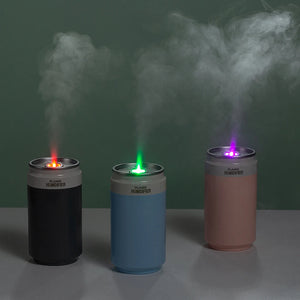 Mini Air Humidifier 260ml Cola Cup SizePortable USB Cool Mist Maker