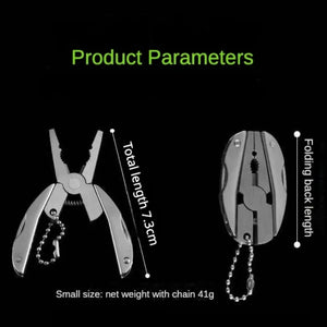 Portable Pocket Multitool 420 Stainless Steel Multitool Pliers Knife Screwdriver