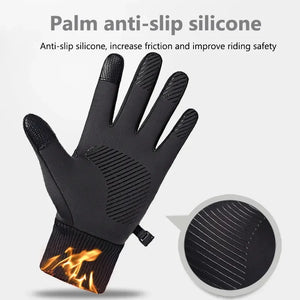 Motorcycle Ski Touch Screen Fleece Gloves