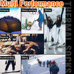 Extra Thick Insulated Heated Crew Boot Socks For Extreme Cold Weather