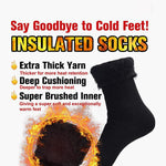 Extra Thick Insulated Heated Crew Boot Socks For Extreme Cold Weather
