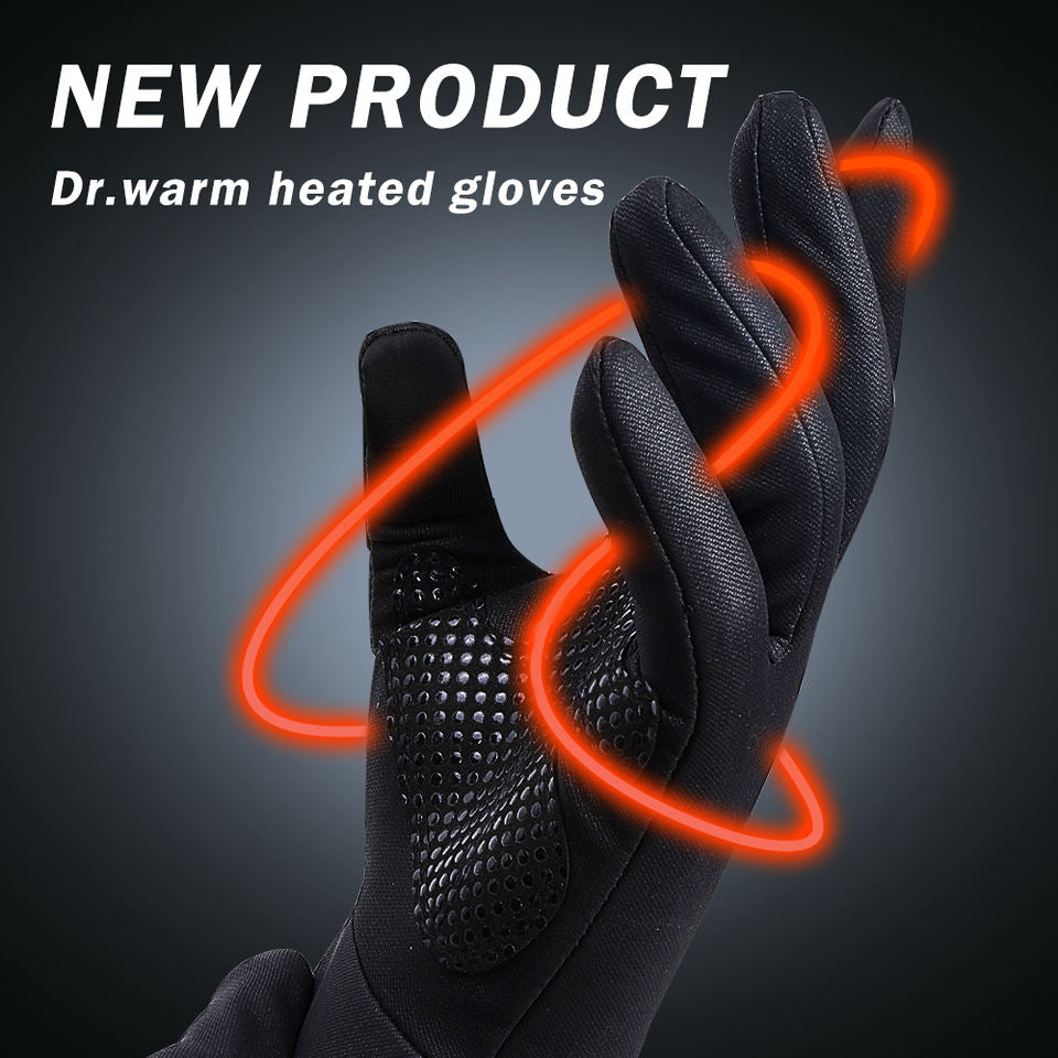 Anti-Skid-Silicone Design Rechargeable Battery Heated Electric Thin Heated Gloves