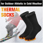 Extra Thick Insulated Heated Crew Boot Socks For Extreme Cold Weather