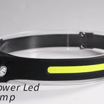 Outdoor High Power USB COB Silicone LED Head Torch