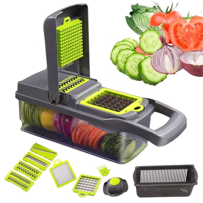 Multifunction Kitchen Vegetable Cutter Manual 7 In 1 Slicer