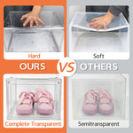 Transparent Plastic Sneaker Stackable Shoe Storage Box