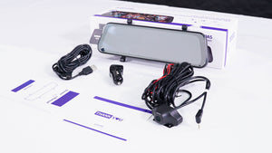 9.66inch Streaming Mirror Dashcam WiFi GPS Car Black Box