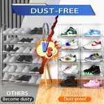 Transparent Plastic Sneaker Stackable Shoe Storage Box