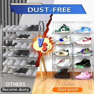 Transparent Plastic Sneaker Stackable Shoe Storage Box
