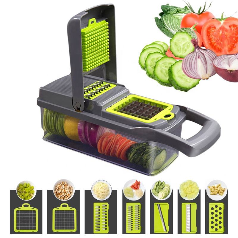 Multifunction Kitchen Vegetable Cutter Manual 7 In 1 Slicer